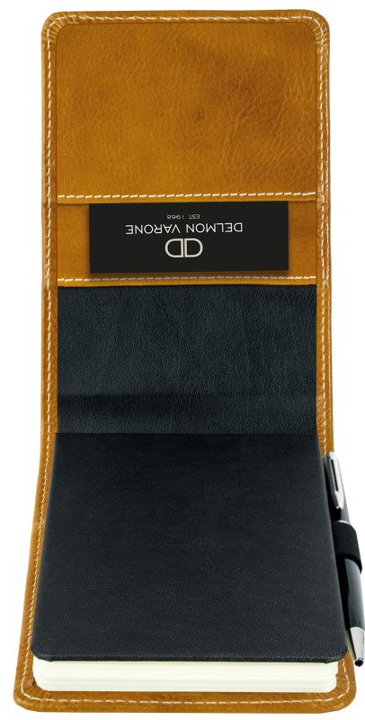 Notizblock Pocket Format | Echtleder | VINTAGE hellbraun